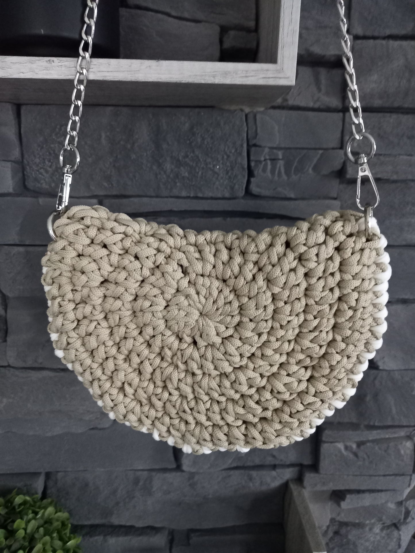 Sac demi lune coton